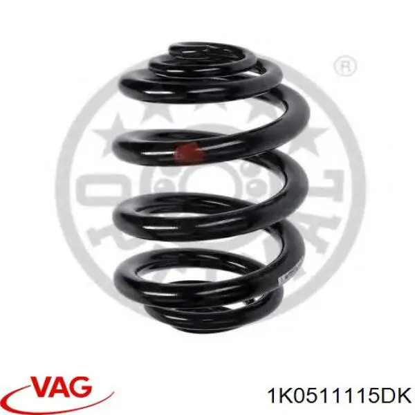 Пружина задня VAG 1K0511115DK ціна, від 15.59 USD