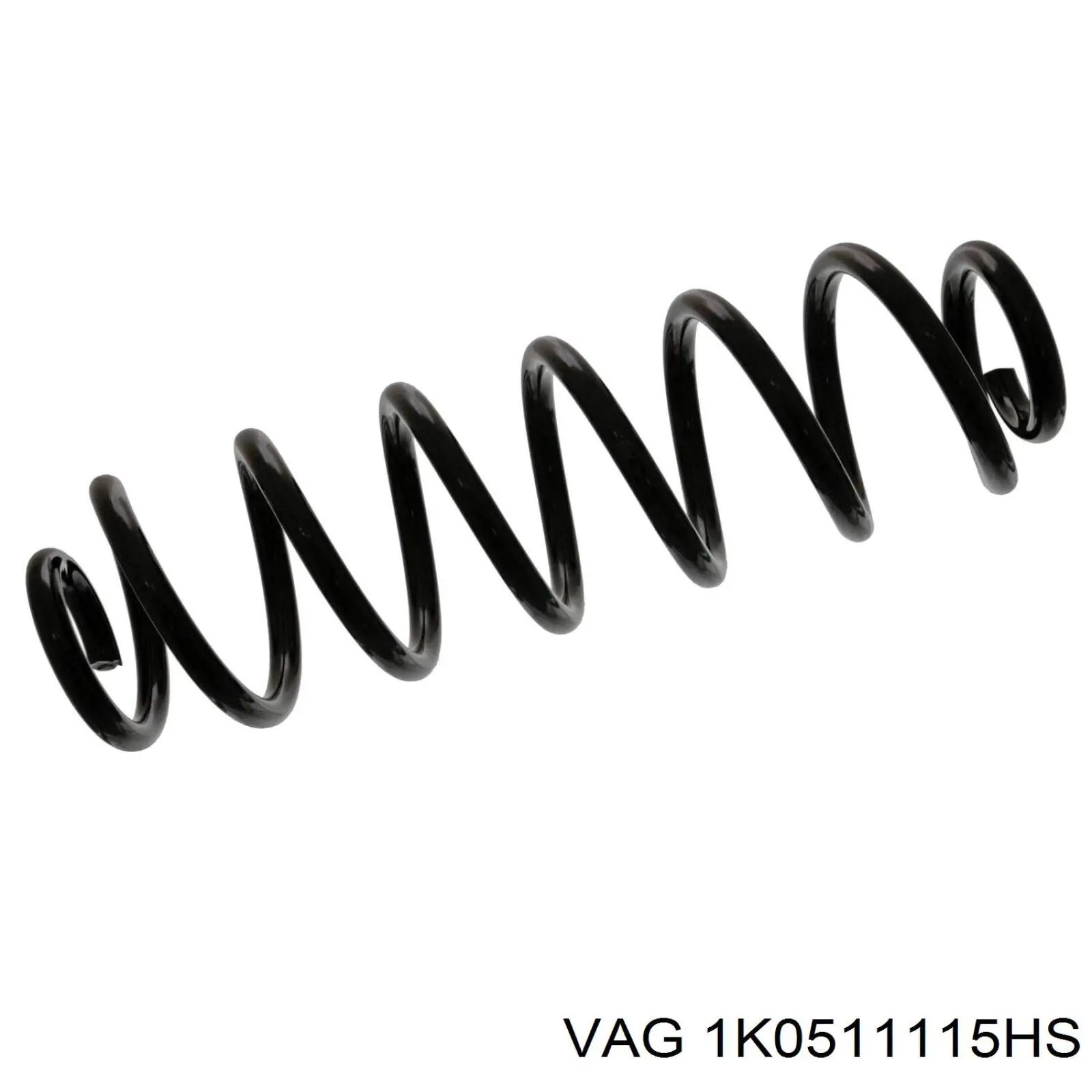 Пружина задня 1K0511115HS VAG