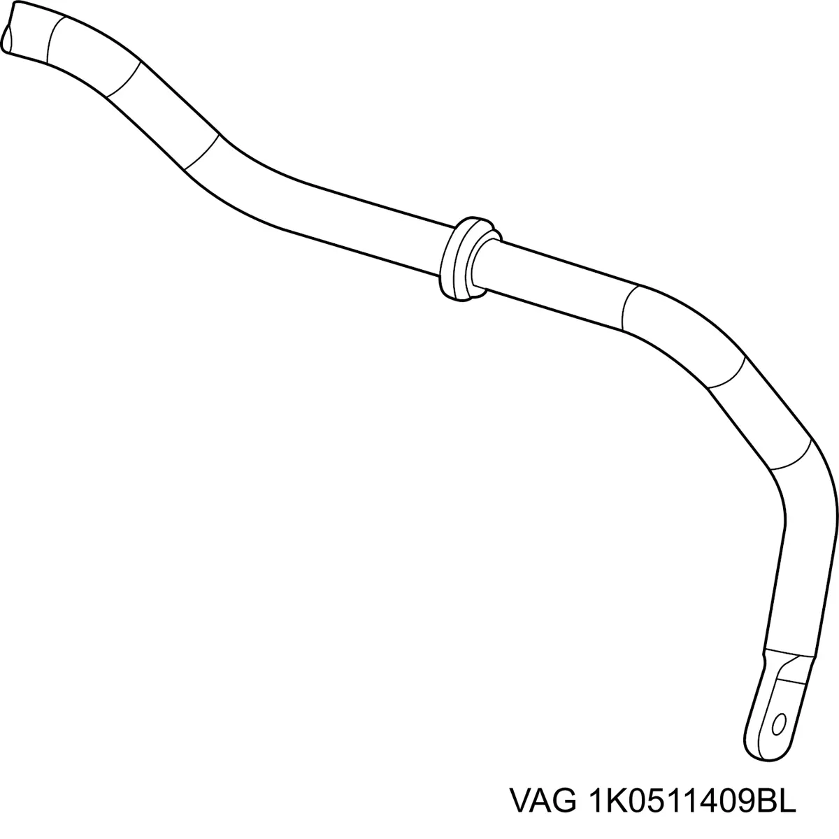 Стабілізатор задній 1K0511409BL VAG