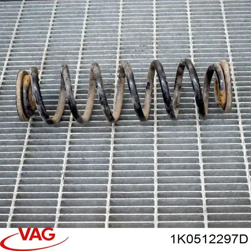 Купити 1K0512297D VAG Проставка (гумове кільце) пружини задньої, нижня