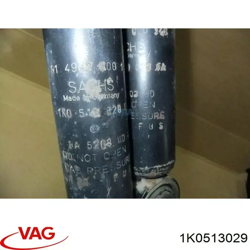 1K0513029 VAG Амортизатори задні