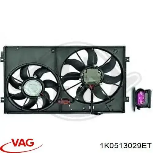 Задній амортизатор VAG 1K0513029ET