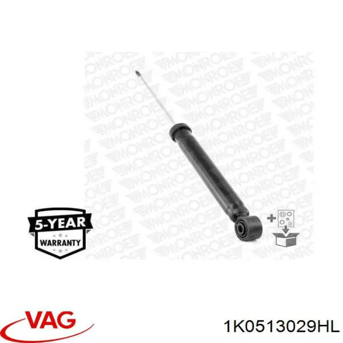 Амортизатор задній VAG 1K0513029HL ціна, від 17.99 USD