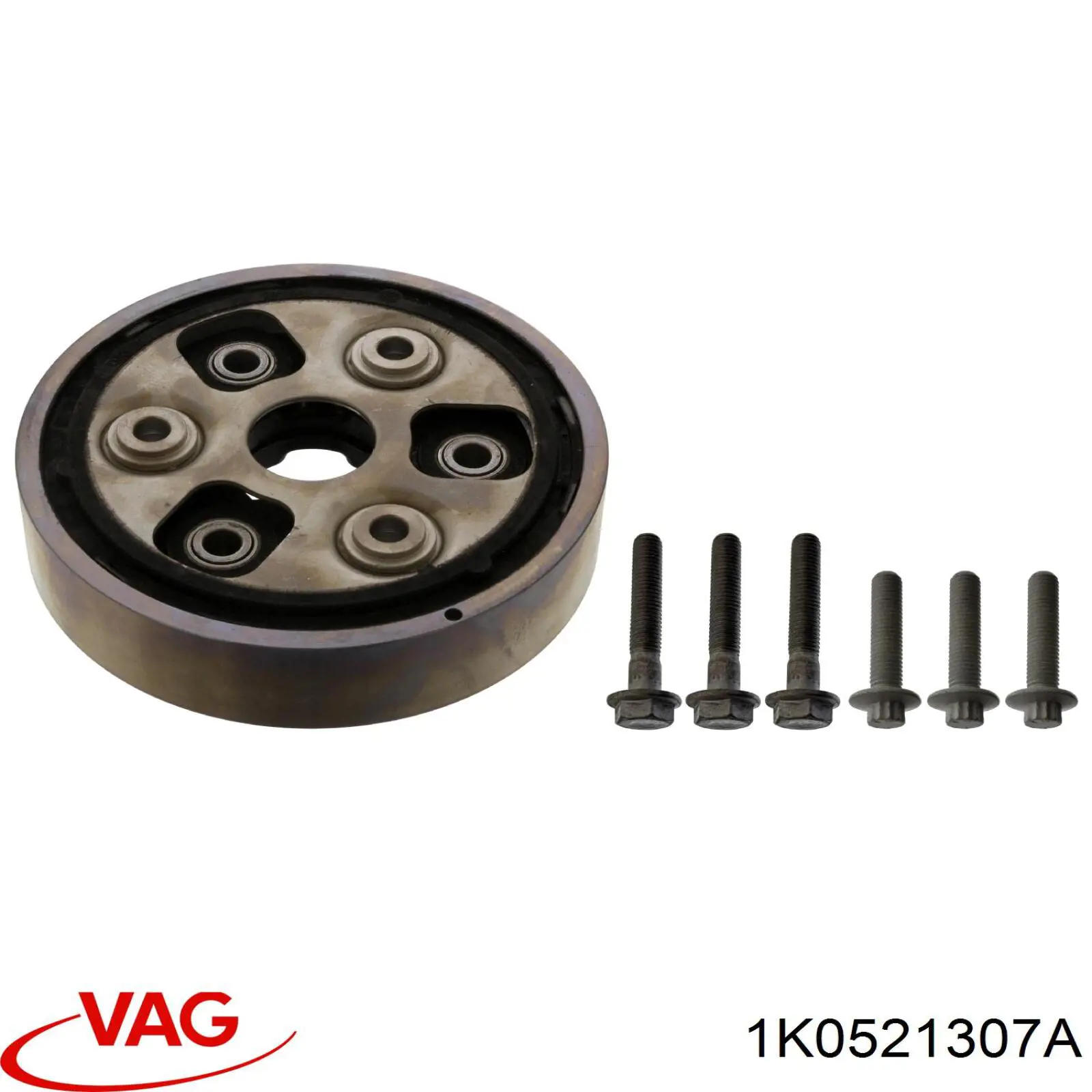 Муфта кардана еластична, задня 1K0521307A VAG