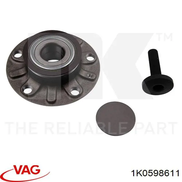 Маточини задніх коліс VAG 1K0598611 ціна, від 25.31 USD