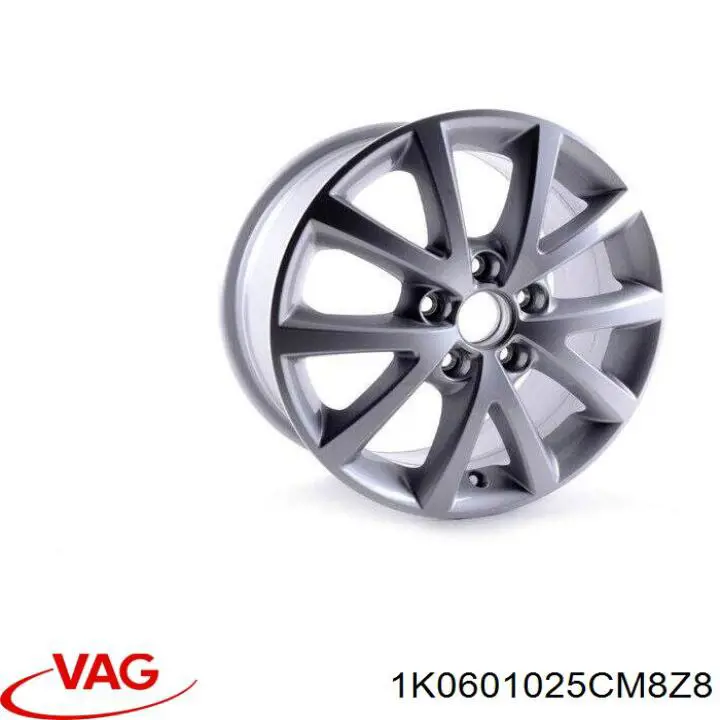 1K0601025CM8Z8 VAG Диски литі (легкосплавні, титанові)