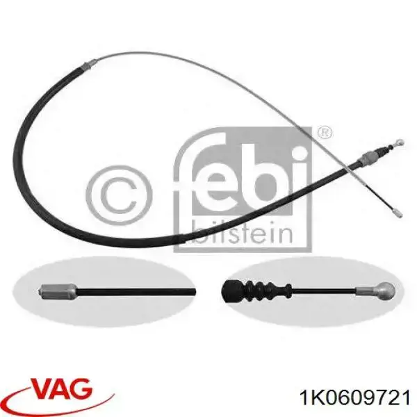 Гальмо стоянкове VAG 1K0609721
