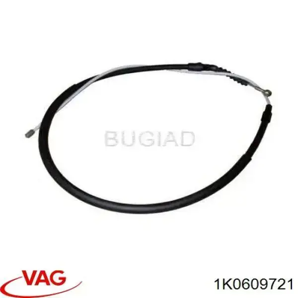 Трос ручного гальма задній, правий/лівий VAG 1K0609721 ціна, від 12.20 USD