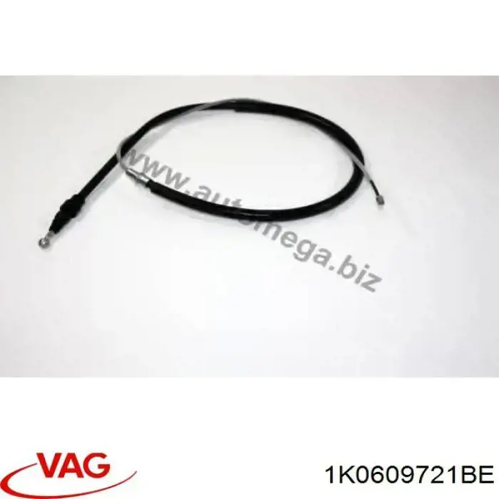 Трос ручного гальма задній, правий/лівий VAG 1K0609721BE ціна, від 7.40 USD