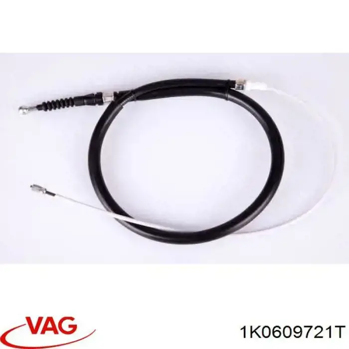 Купити 1K0609721T VAG Трос ручного гальма задній, правий/лівий