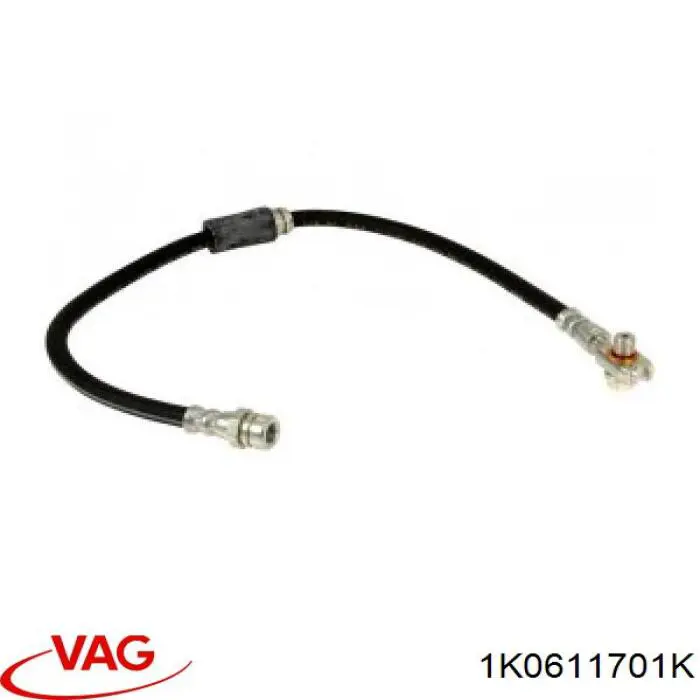 Шланг гальмівний передній VAG 1K0611701K