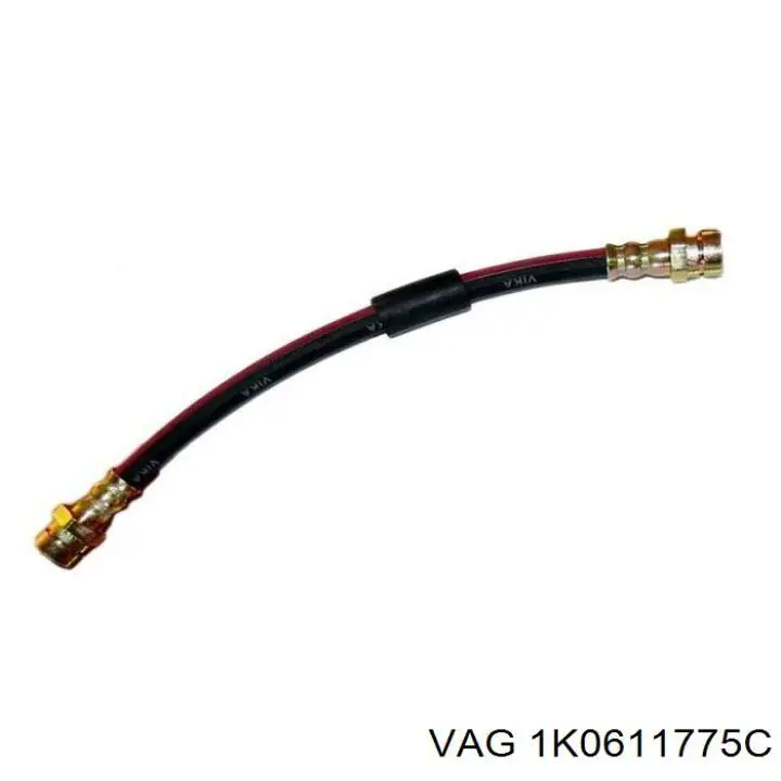 Шланг гальмівний задній 1K0611775C VAG