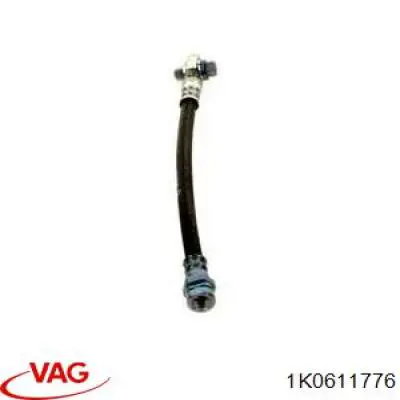 Шланг гальмівний задній, правий VAG 1K0611776 ціна, від 9.35 USD