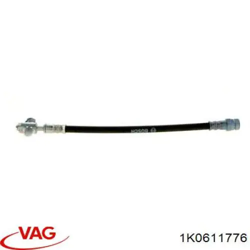 5C0611776 VAG Шланг гальмівний задній, правий