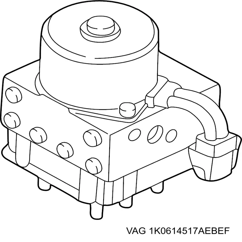 Блоки ABS VAG 1K0614517DC