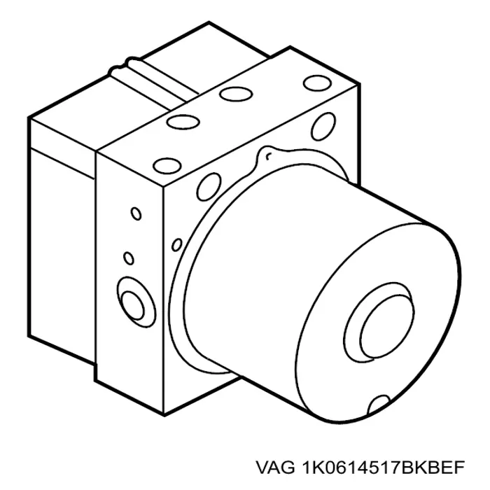 Блок АБС гідравлічний VAG 1K0614517BS ціна, від 90.86 USD