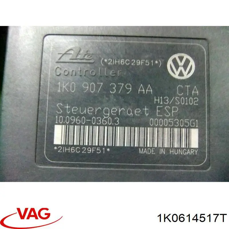 Купити 1K0614517T VAG Гідроблок АБС