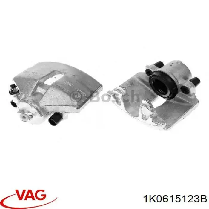 Супорт гальмівний передній лівий 1K0615123B VAG