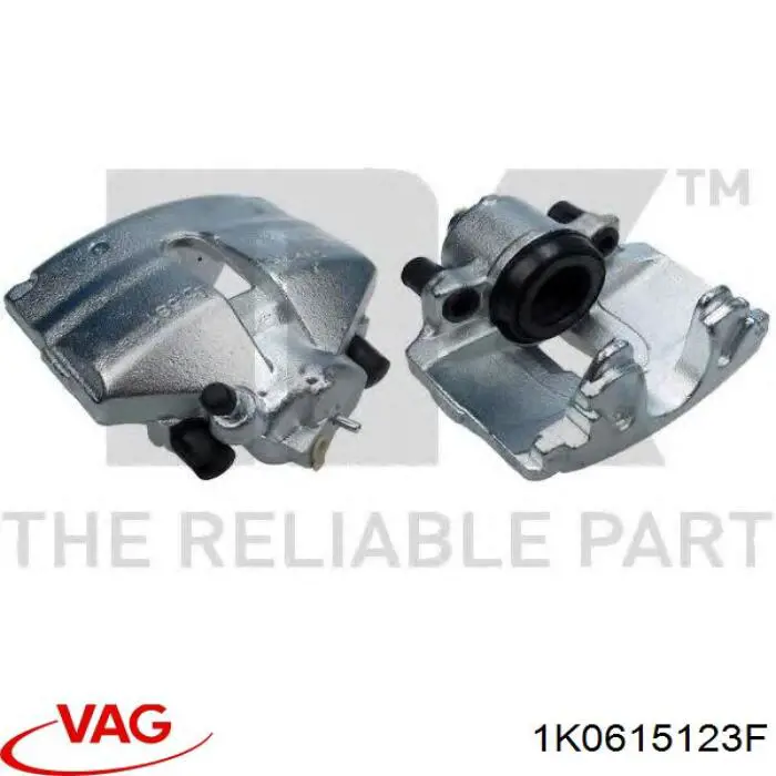 Супорт гальмівний передній лівий VAG 1K0615123F ціна, від 13.89 USD