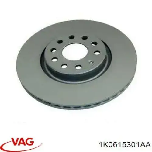 Гальмівні диски передні 1K0615301AA VAG