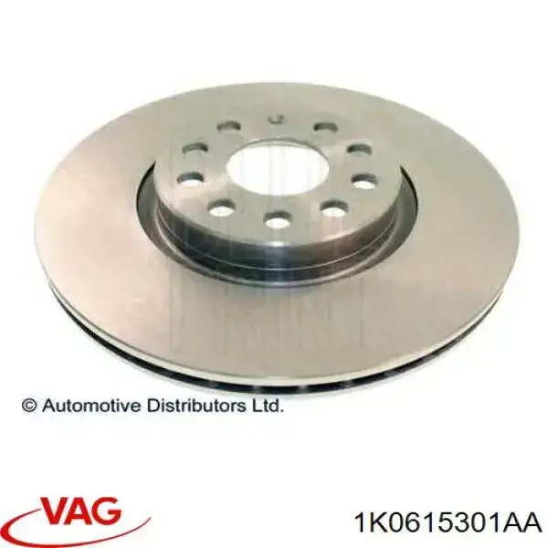 Диск гальмівний передній VAG 1K0615301AA