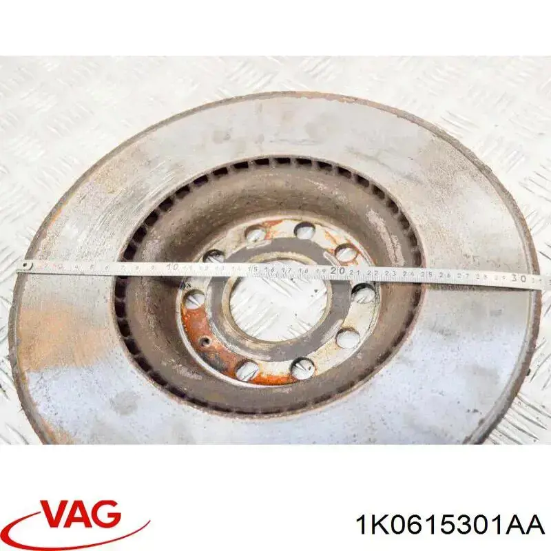 Диск переднього гальма VAG 1K0615301AA ціна, від 12.67 USD