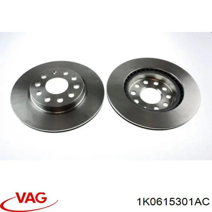 Диск гальмівний передній VAG 1K0615301AC