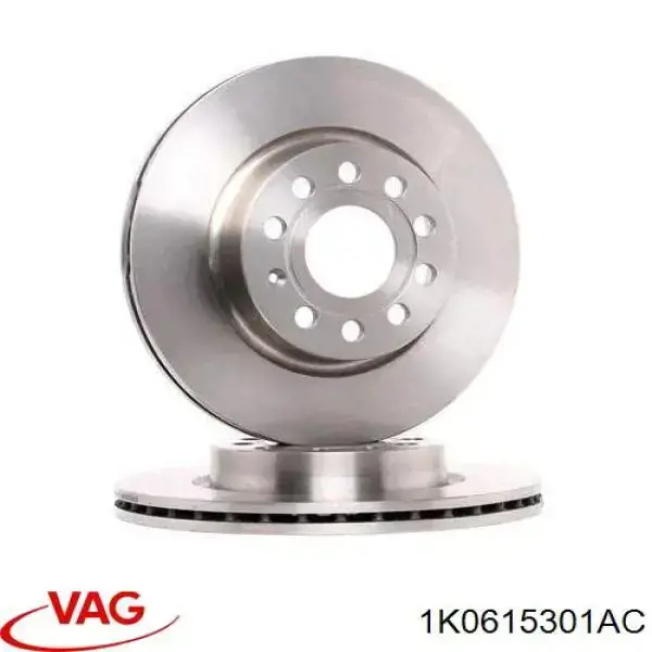 1K0615301AC VAG диск гальмівний передній