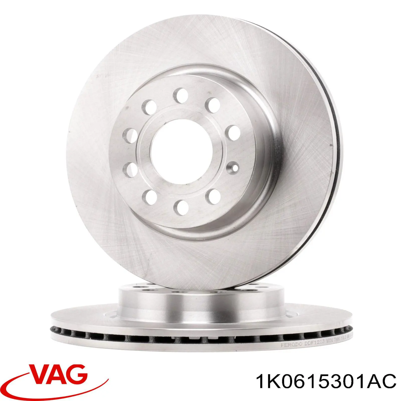 Диск переднього гальма VAG 1K0615301AC ціна, від 14.23 USD