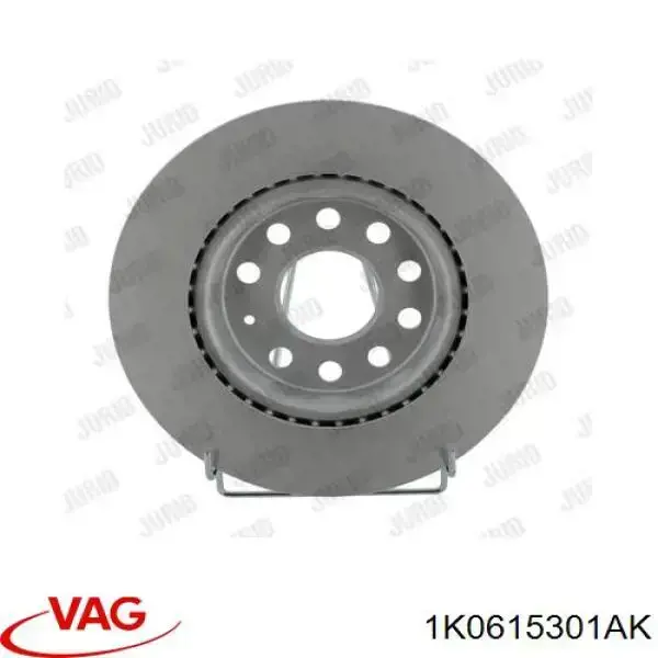 Диск переднього гальма VAG 1K0615301AK ціна, від 12.93 USD