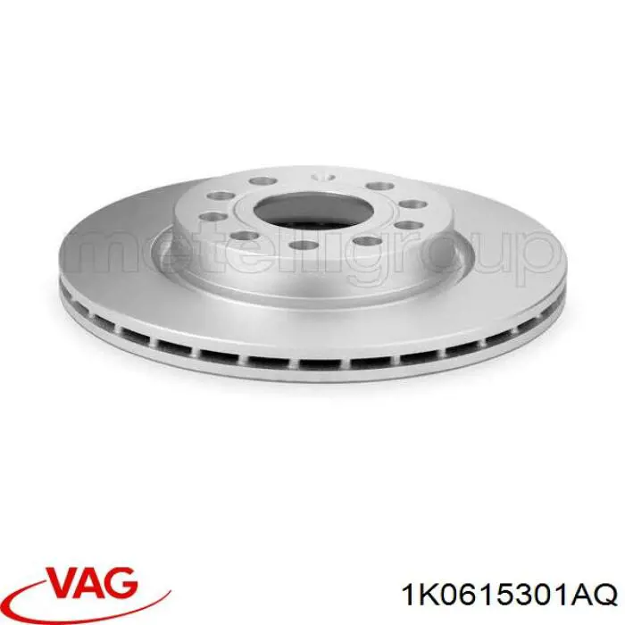 1K0615301AQ VAG Гальмо дискове переднє