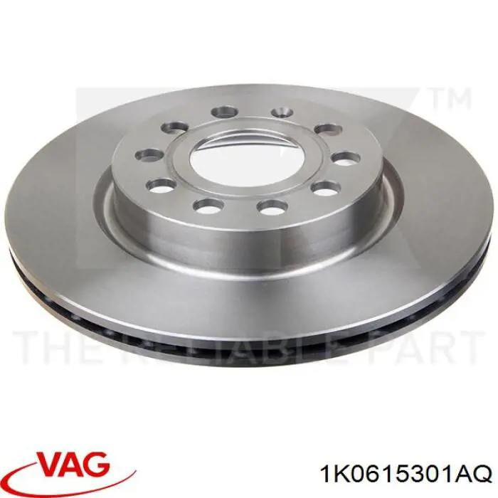 Купити 1K0615301AQ VAG Ротор гальмівний