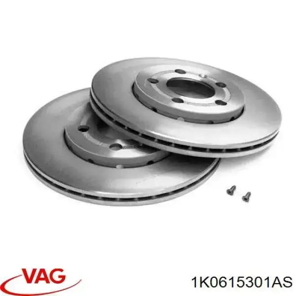 Диск гальмівний передній VAG 1K0615301AS