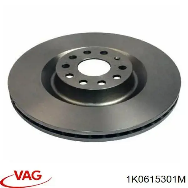 Диск переднього гальма VAG 1K0615301M ціна, від 86.85 USD