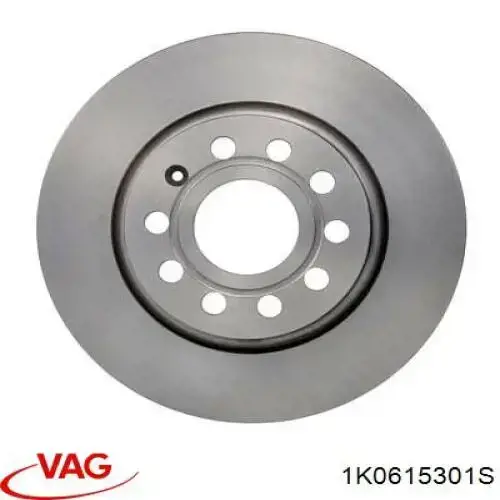 Гальмівні диски передні 1K0615301S VAG