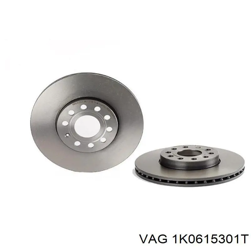 1K0615301T VAG Гальмо дискове переднє