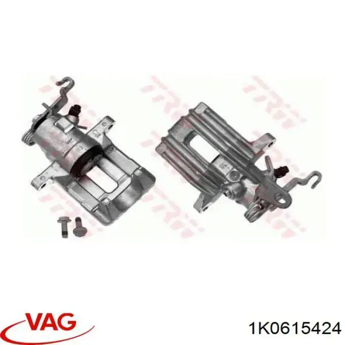 Супорт гальмівний задній правий VAG 1K0615424