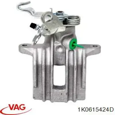 Купити 1K0615424D VAG Супорт задній правий