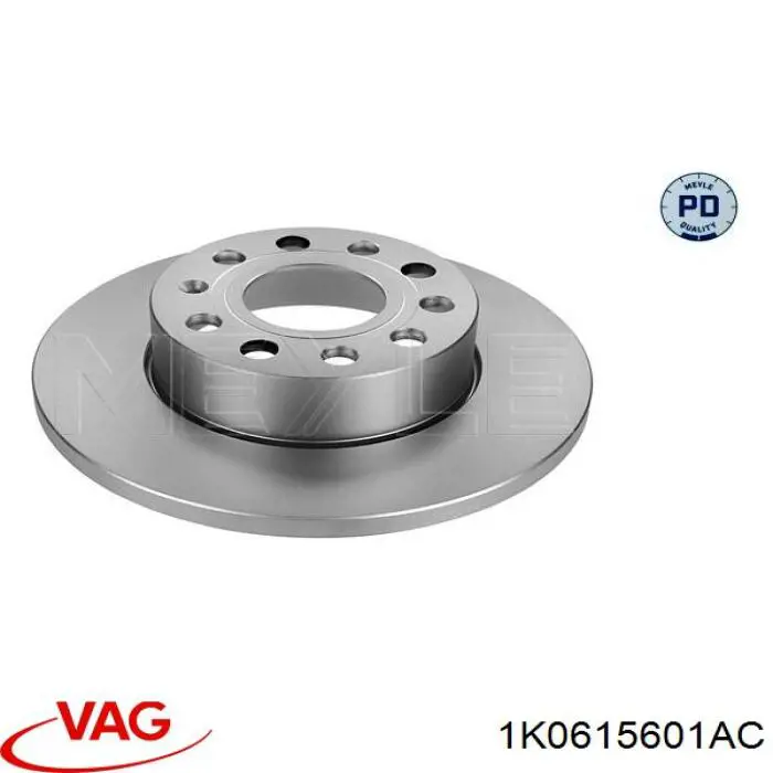 1K0615601AC VAG Дискові гальма