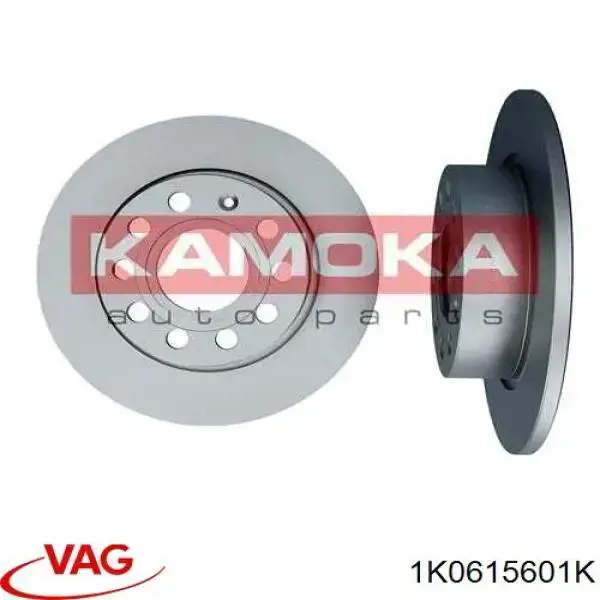 Купити 1K0615601K VAG Диск заднього гальма
