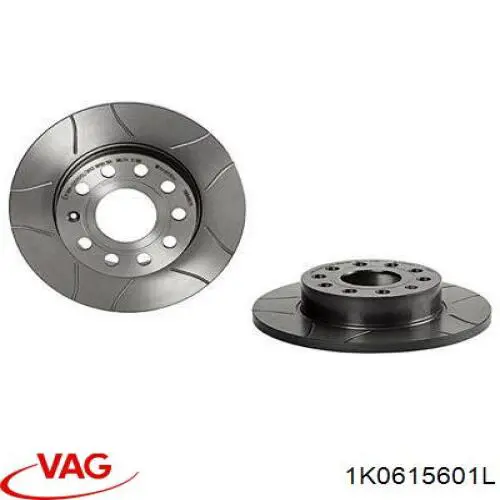 1K0615601L VAG Дискові гальма