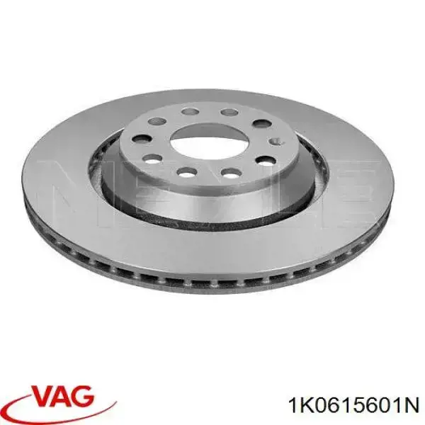 Диск гальмівний задній VAG 1K0615601N