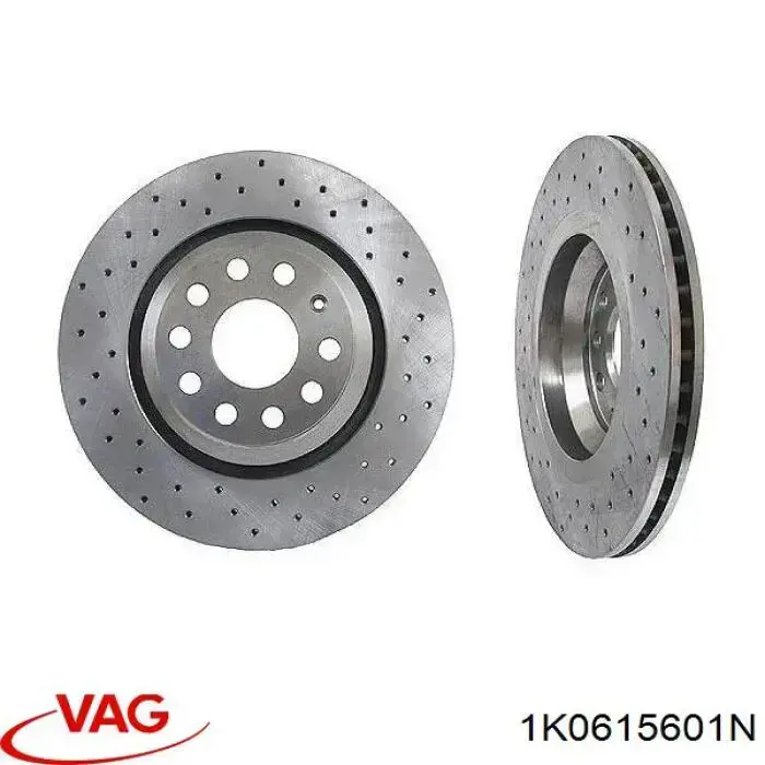 1K0615601N VAG Дискові гальма