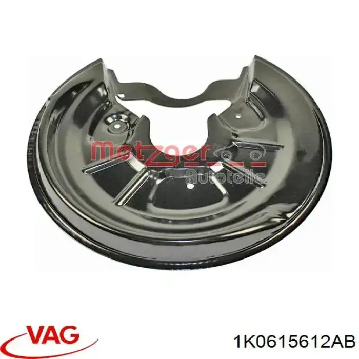 Захист гальмівного диска заднього, правий VAG 1K0615612AB