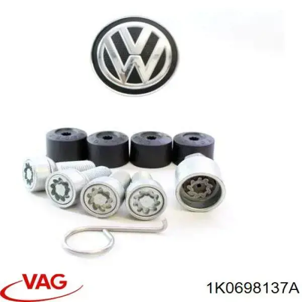 Колісний болт VAG 1K0698139521 ціна, від 18.18 USD