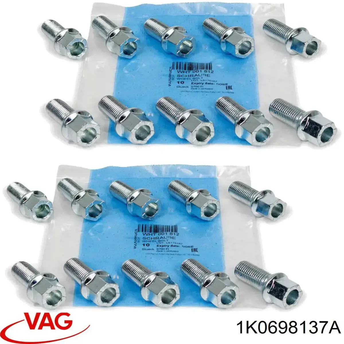 Колісний болт Volkswagen Golf PLUS VI хетчбек (521) (2009 - 2013) ціна, від 69.11 USD