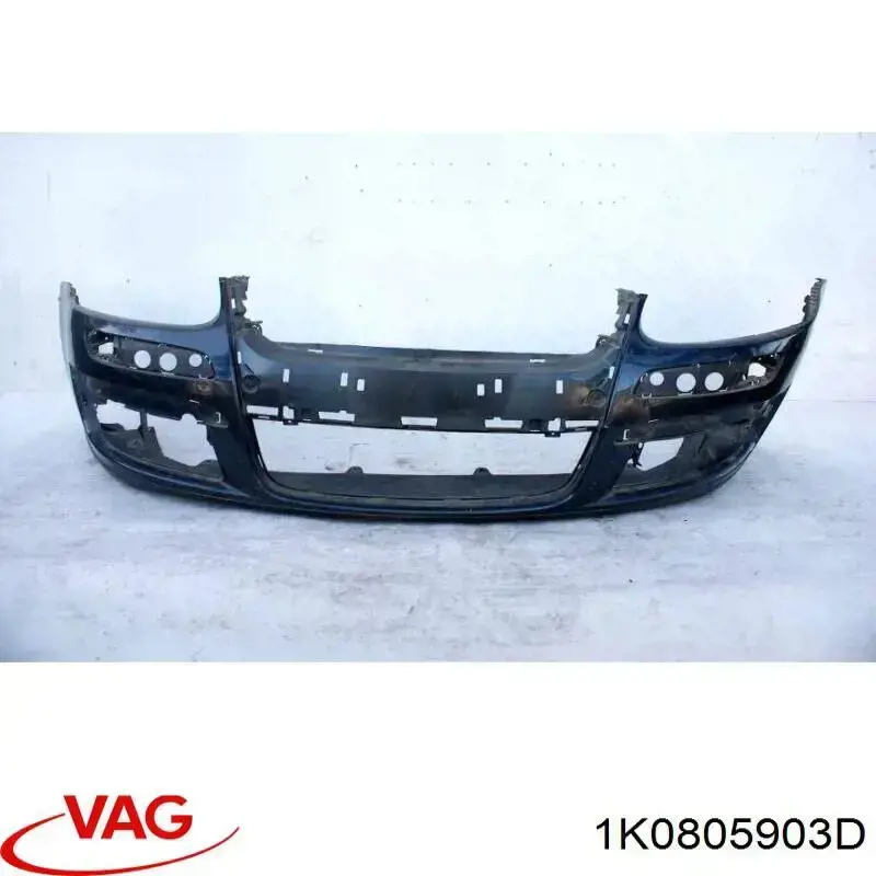 Захисна губа бампера переднього VAG 1K0805903D9B9REF