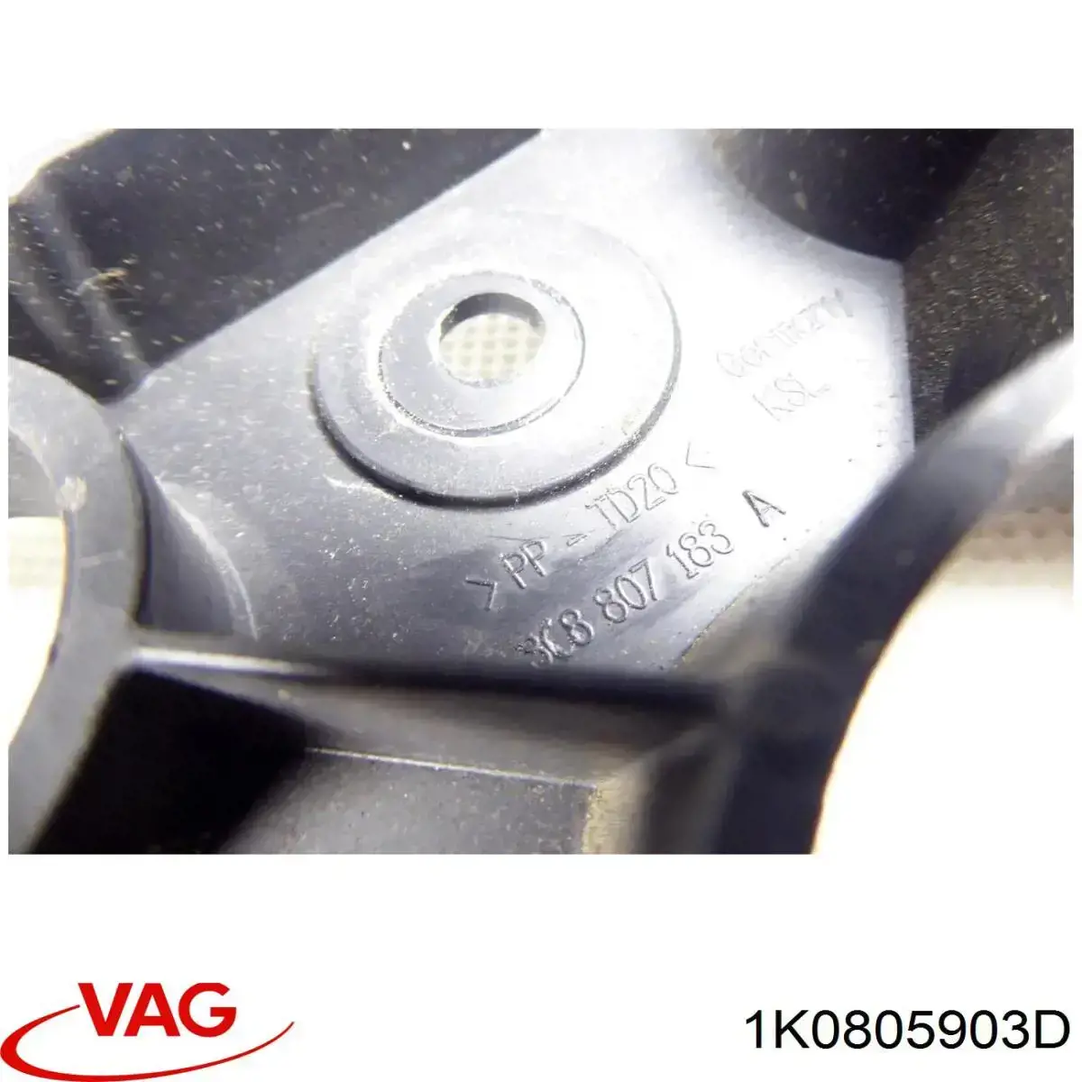 1K0805903D9B9REF VAG Сплитер переднього бампера