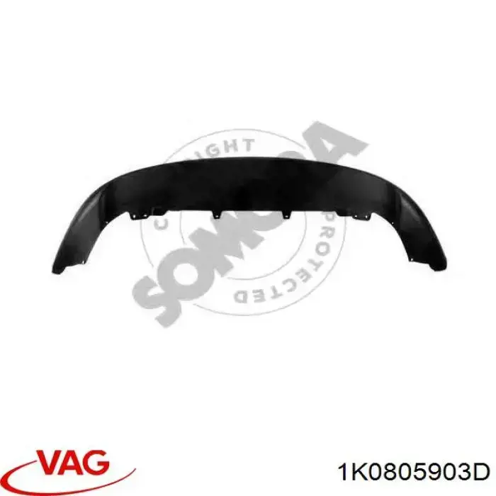 Купити 1K0805903D9B9REF VAG Нижня накладка на передній бампер