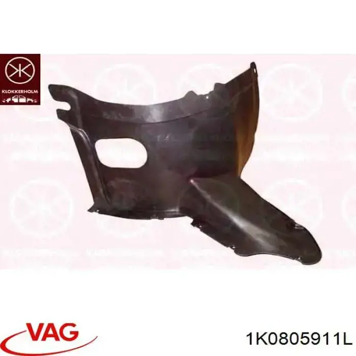 Підкрилок переднього крила, лівий передній VAG 1K0805911L ціна, від 9.91 USD